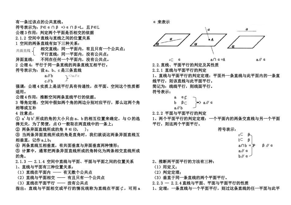 高二数学知识点总结大大全_第2页