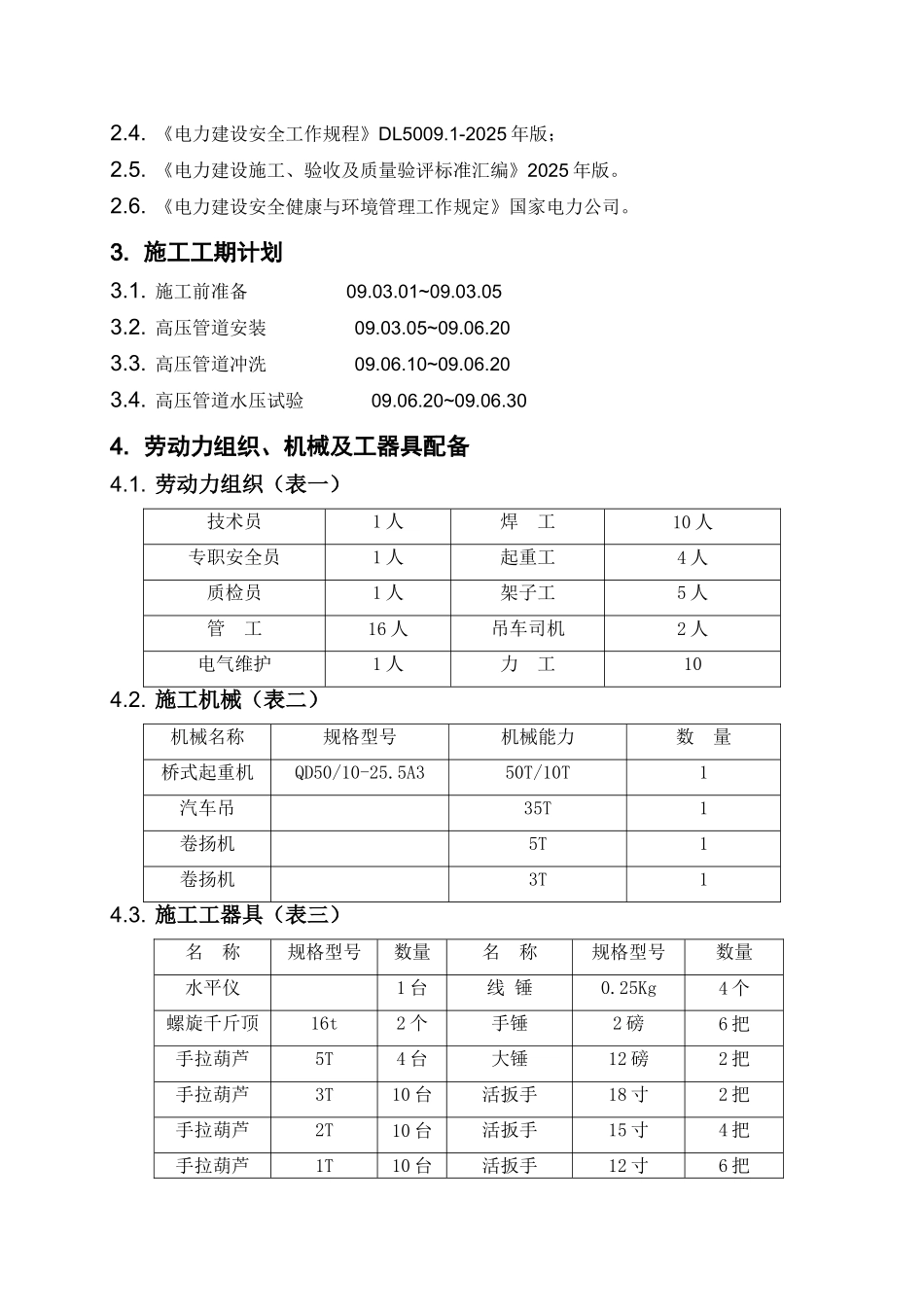 高压管道安装作业指导书_第3页