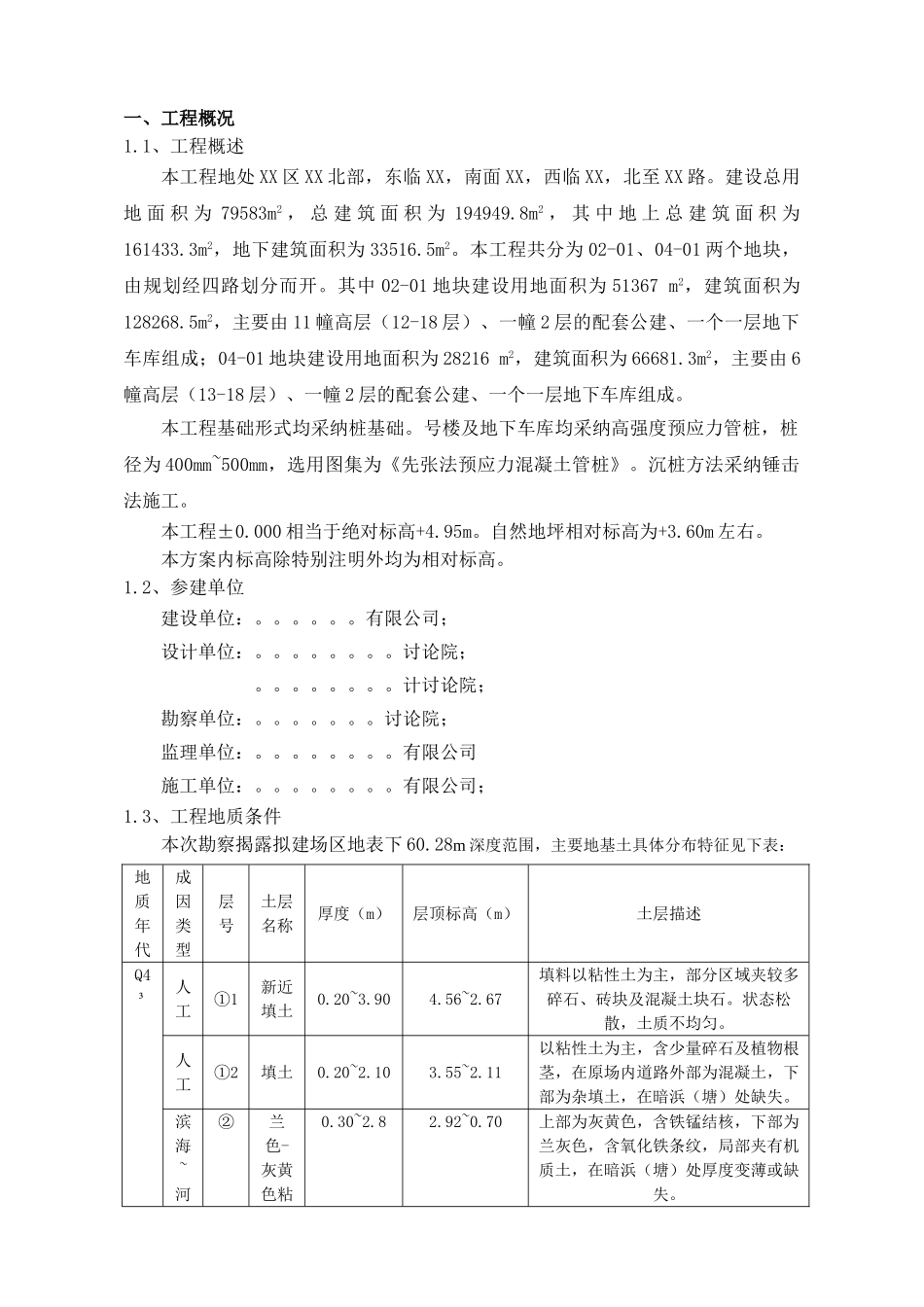 高层住宅楼塔吊基础专项施工方案_第3页