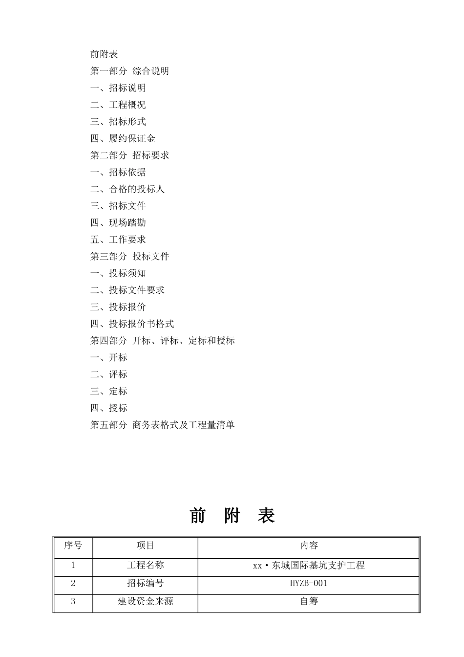 高层住宅楼深基坑开挖支护招标文件_第2页