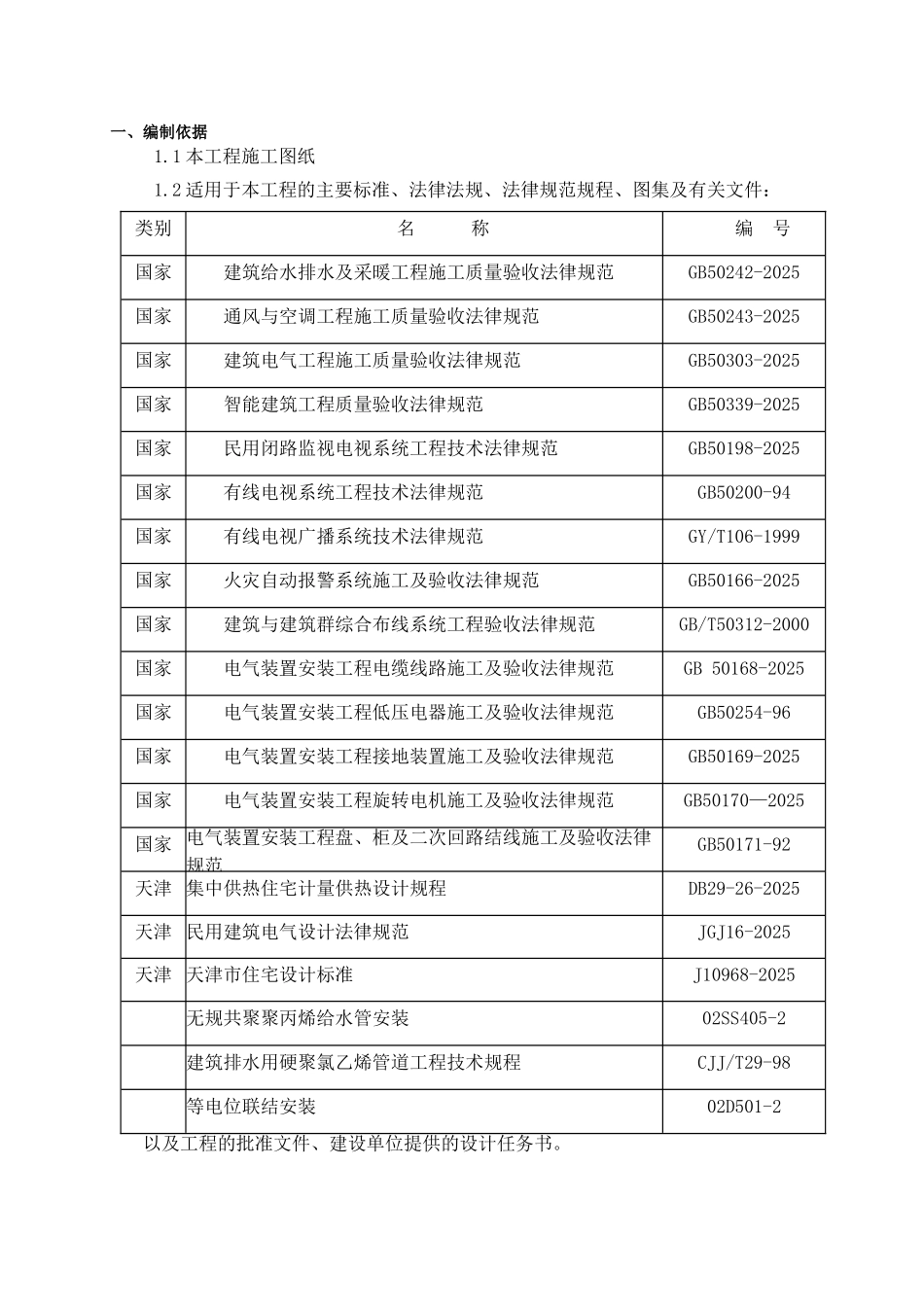 高层住宅电气、给排水工程施工方案_第3页