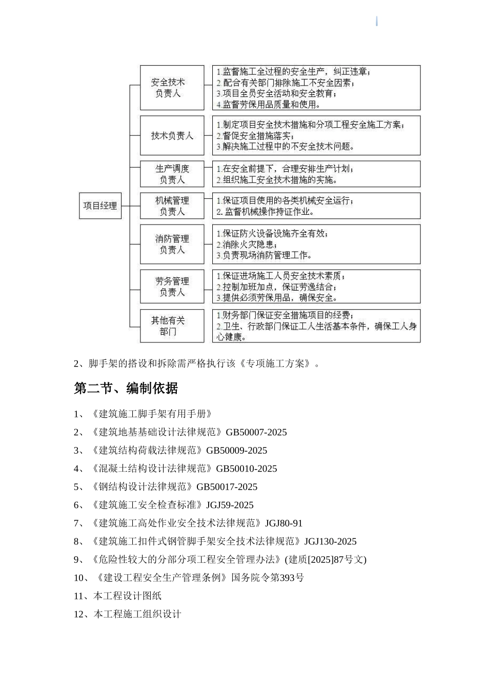 高层大楼落地式脚手架专项施工方案_第3页