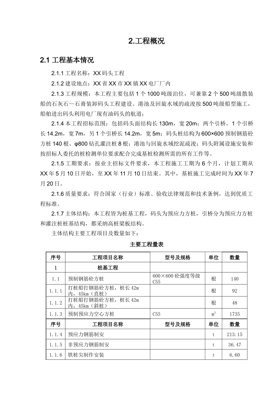 高桩码头工程施工组织设计_第3页