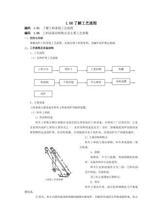高炉操作实训教材