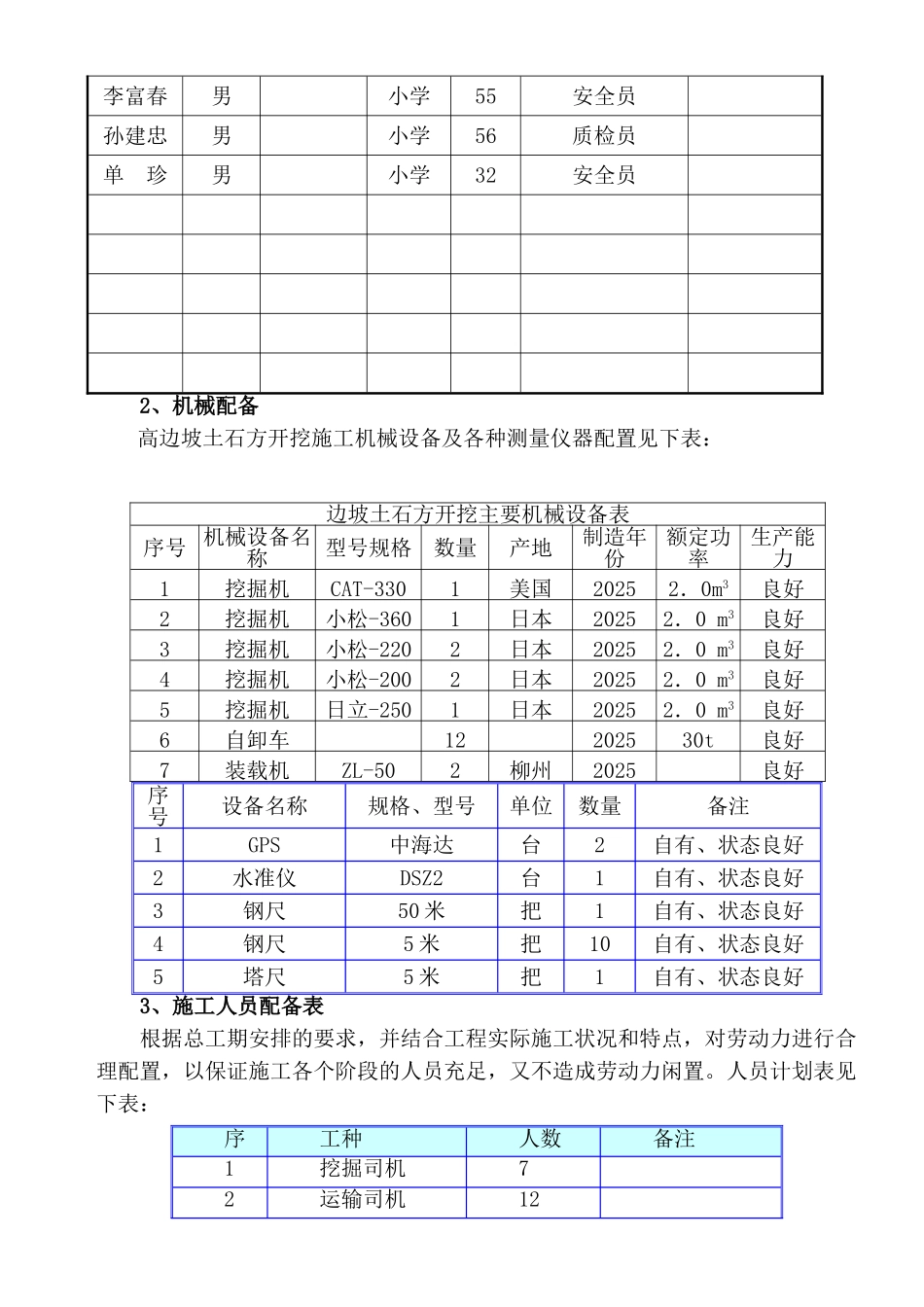高边坡土方开挖专项方案_第3页