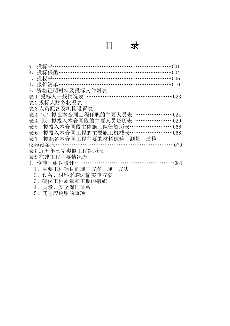 高速公路工程监理投标书_第1页