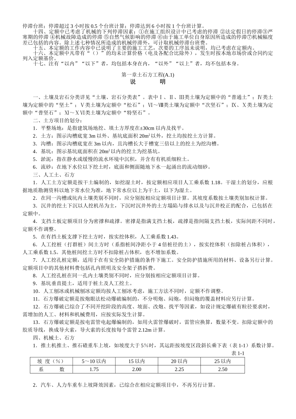 黑龙江省建筑工程计价定额说明及计算规则说明_第2页