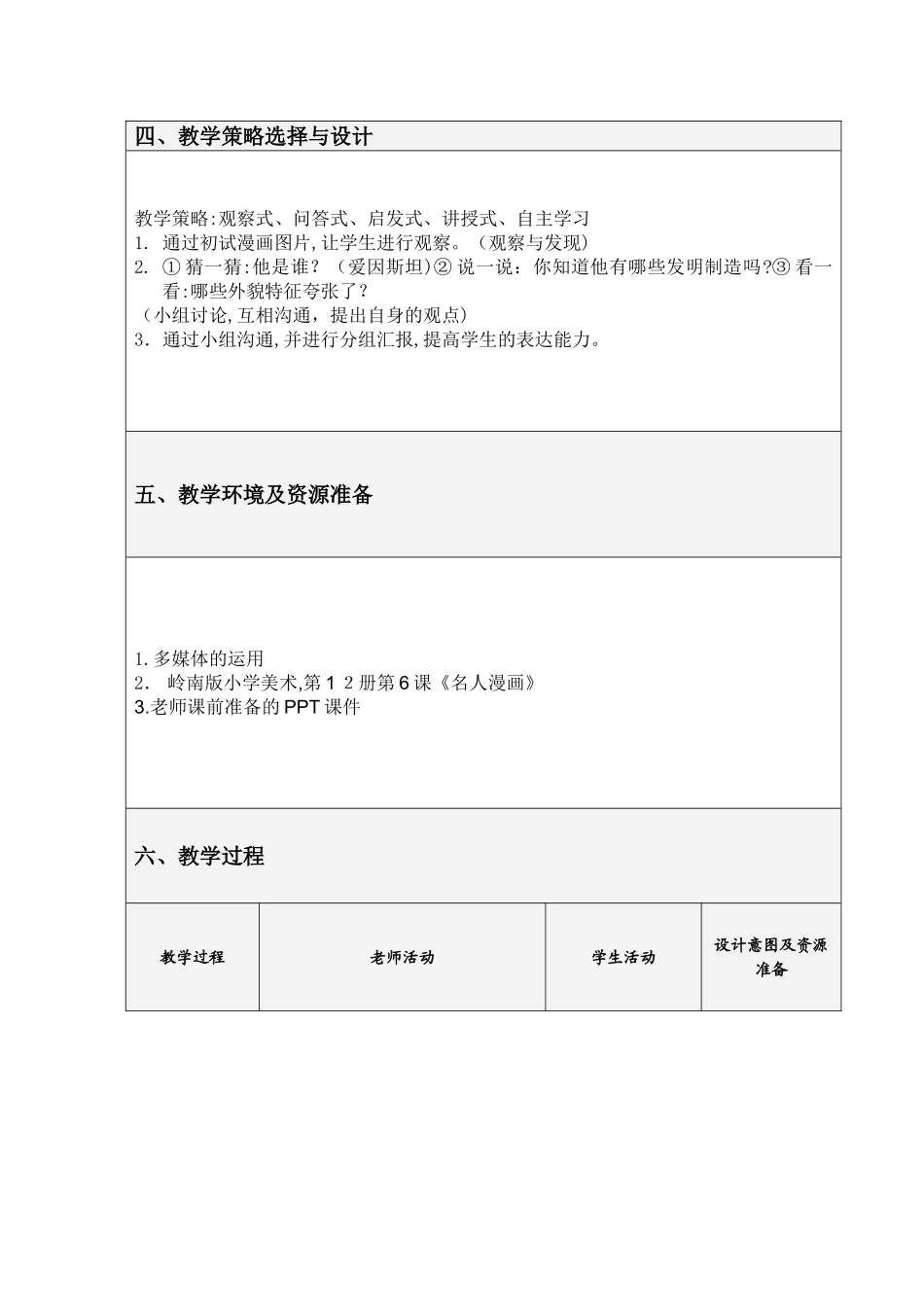 -美术-教学设计方案模板_第2页