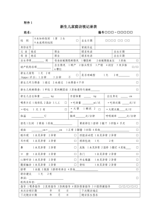 0-6岁儿童体检表样表-