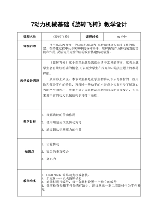 02.动力机械基础-第二节《旋转飞椅》