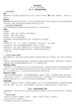 05628团体咨询自考笔记