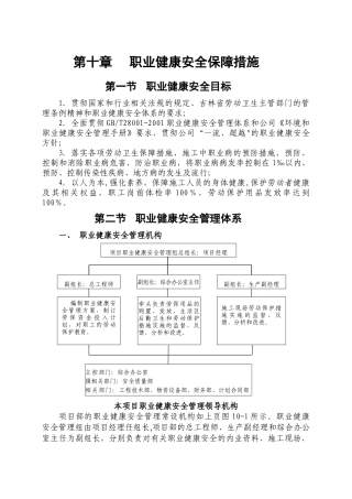 10.职业健康安全保障措施