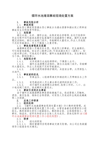 17.循环水池淹溺事故现场处置方案