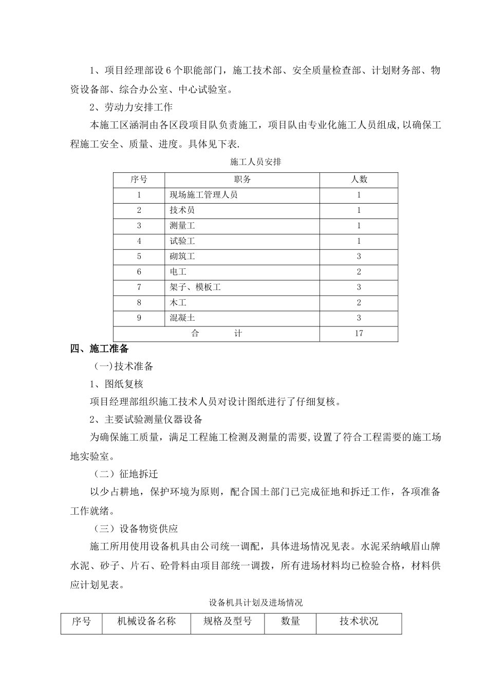 1—Φ1500mm钢筋混凝土圆管涵施工组织设计_第2页