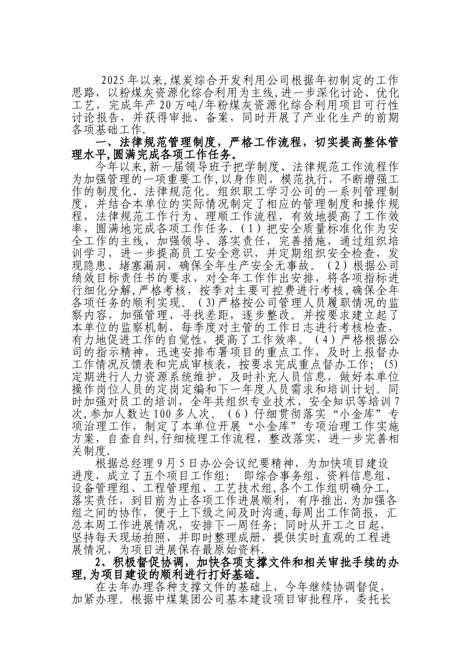 2010年工作总结2025年工作思路安排_第1页