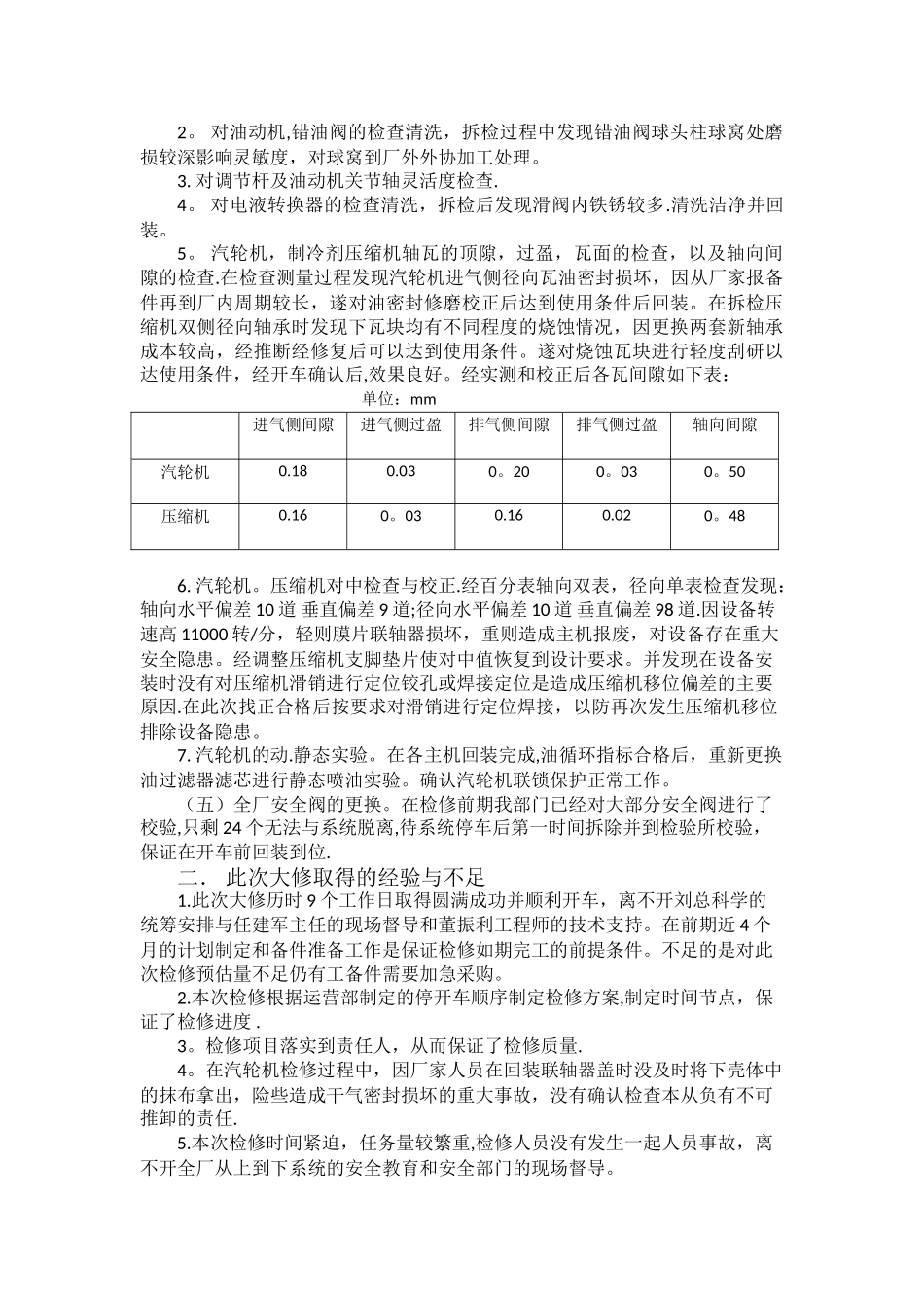 2025年度大修总结报告_第2页