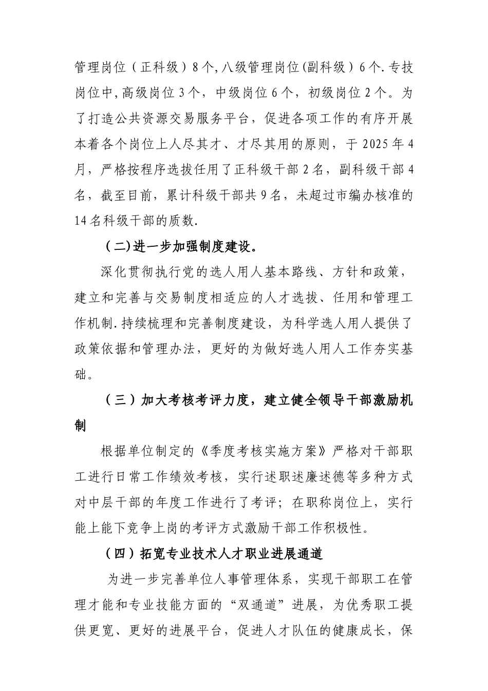 2025年度选人用人情况总结报告_第2页