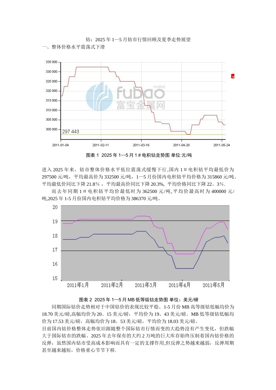 2025年钴市研究报告-富宝金属-胡兵_第1页