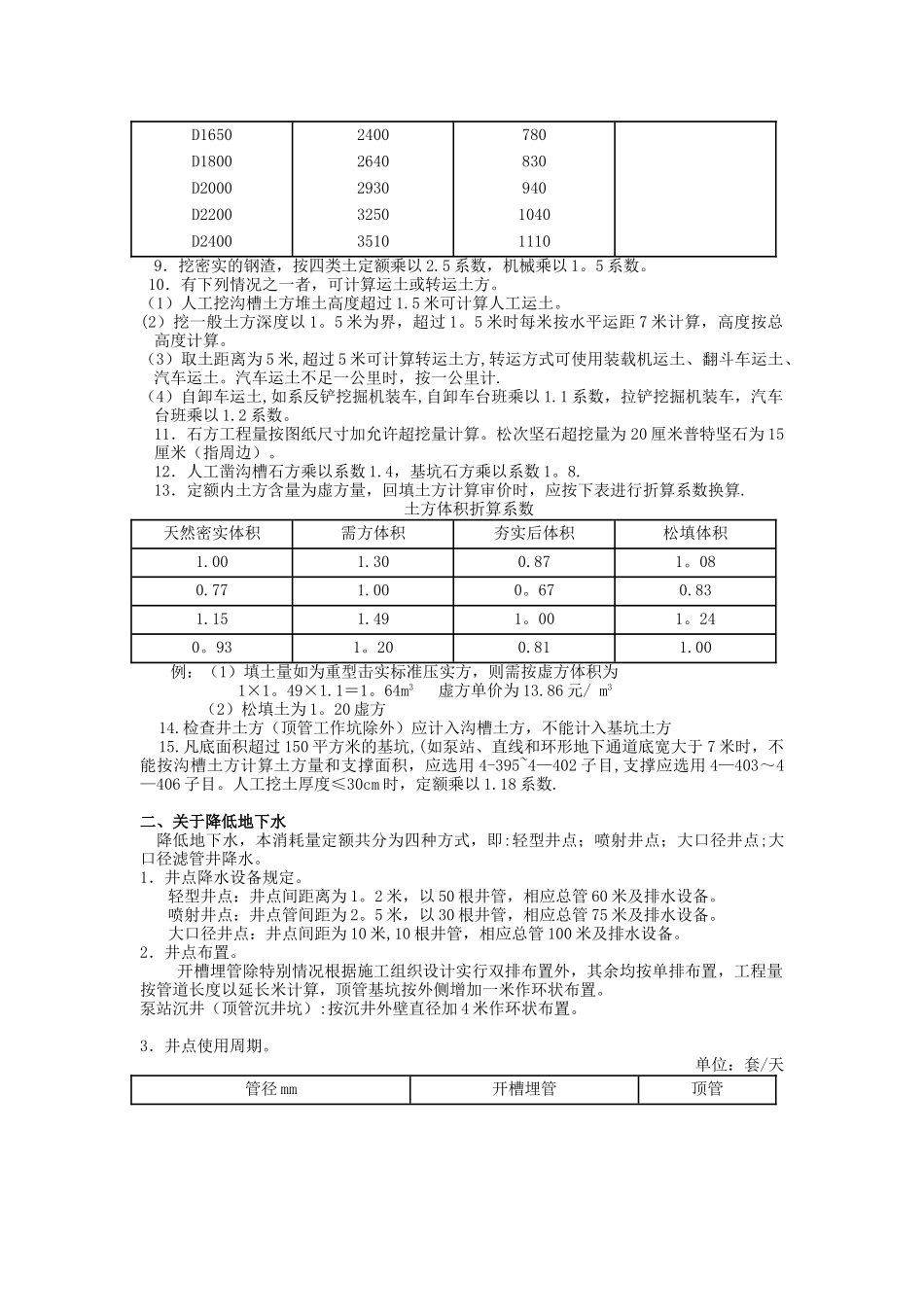 2025年陕西省市政工程消耗定额_第3页