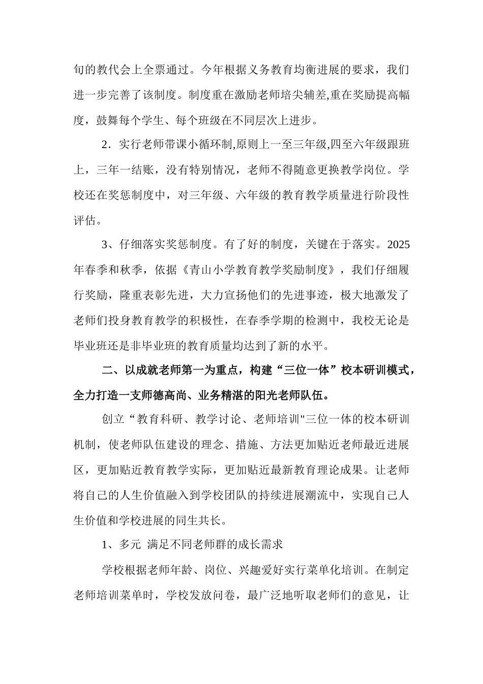 2025年青山小学教学教研工作总结_第3页