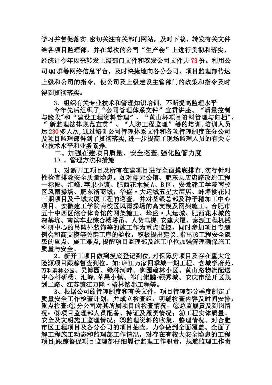 2025年项管部年终总结_第2页