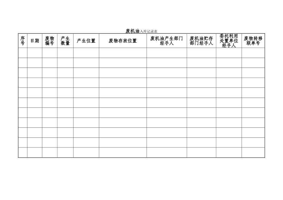 2025废机油台帐表格_第3页