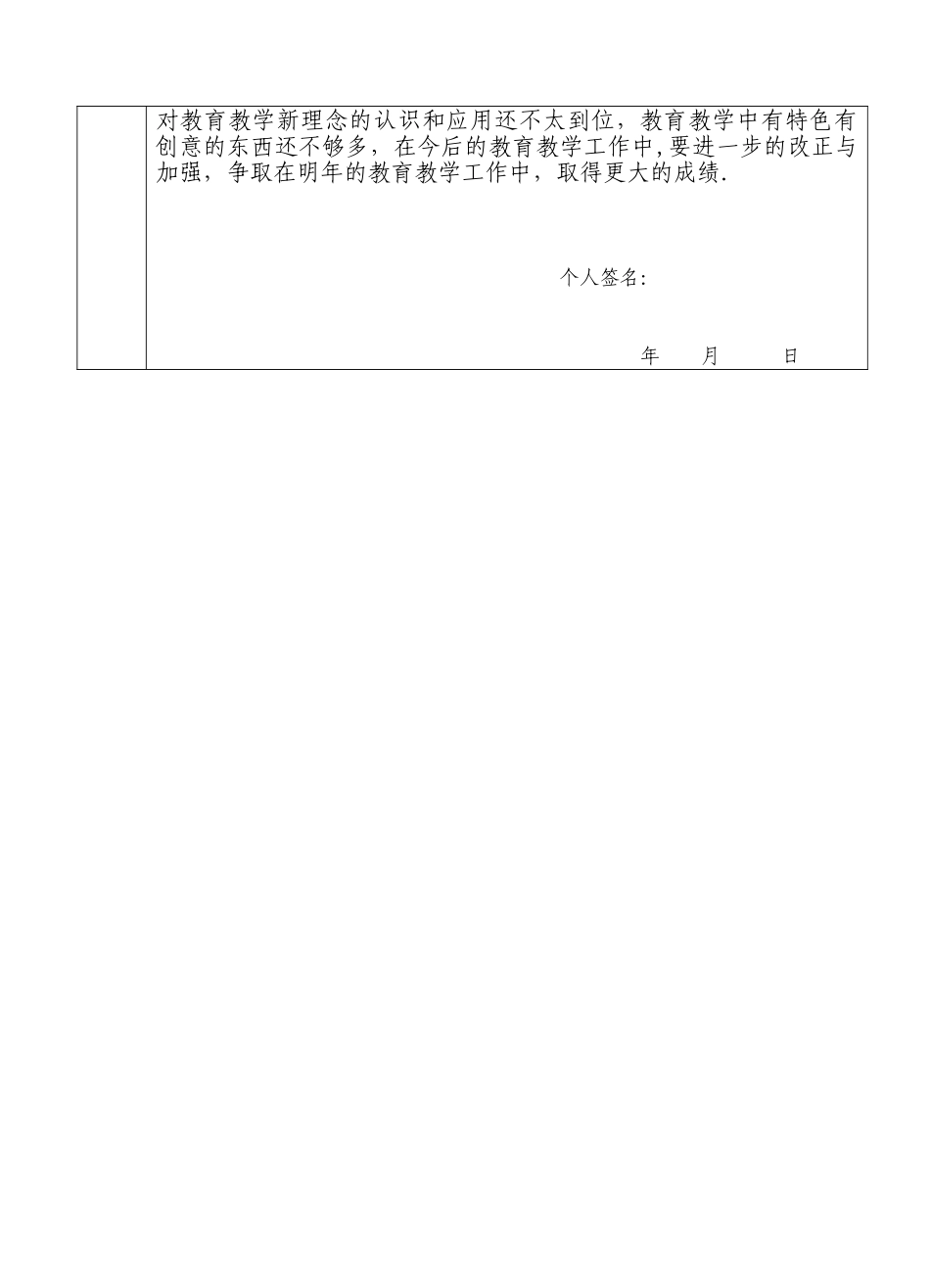 2025教师事业单位工作人员年度考核登记表_第2页