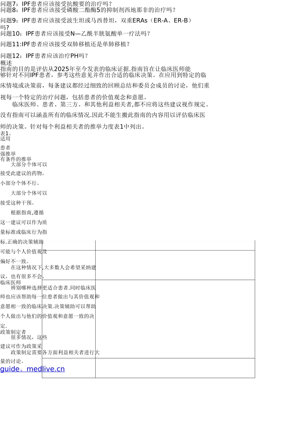 2025特发性肺纤维化诊治指南_第2页