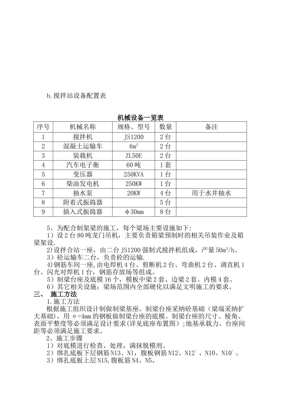 20米箱梁预制施工技术方案_第3页