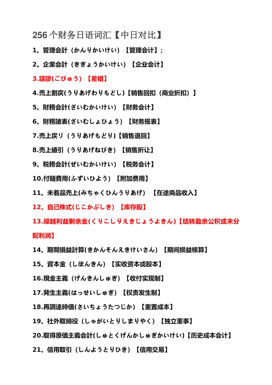 256个财务日语词汇_第2页