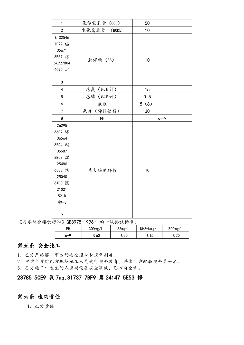 300吨污水处理设备合同_第3页