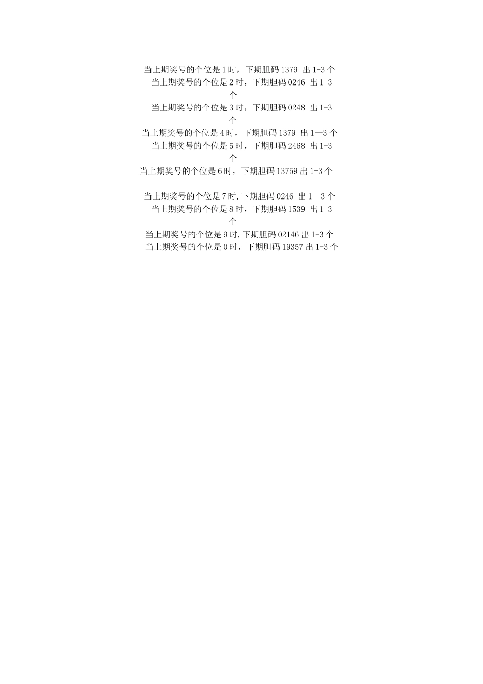 3D百十个位定胆技巧准确率95_第2页