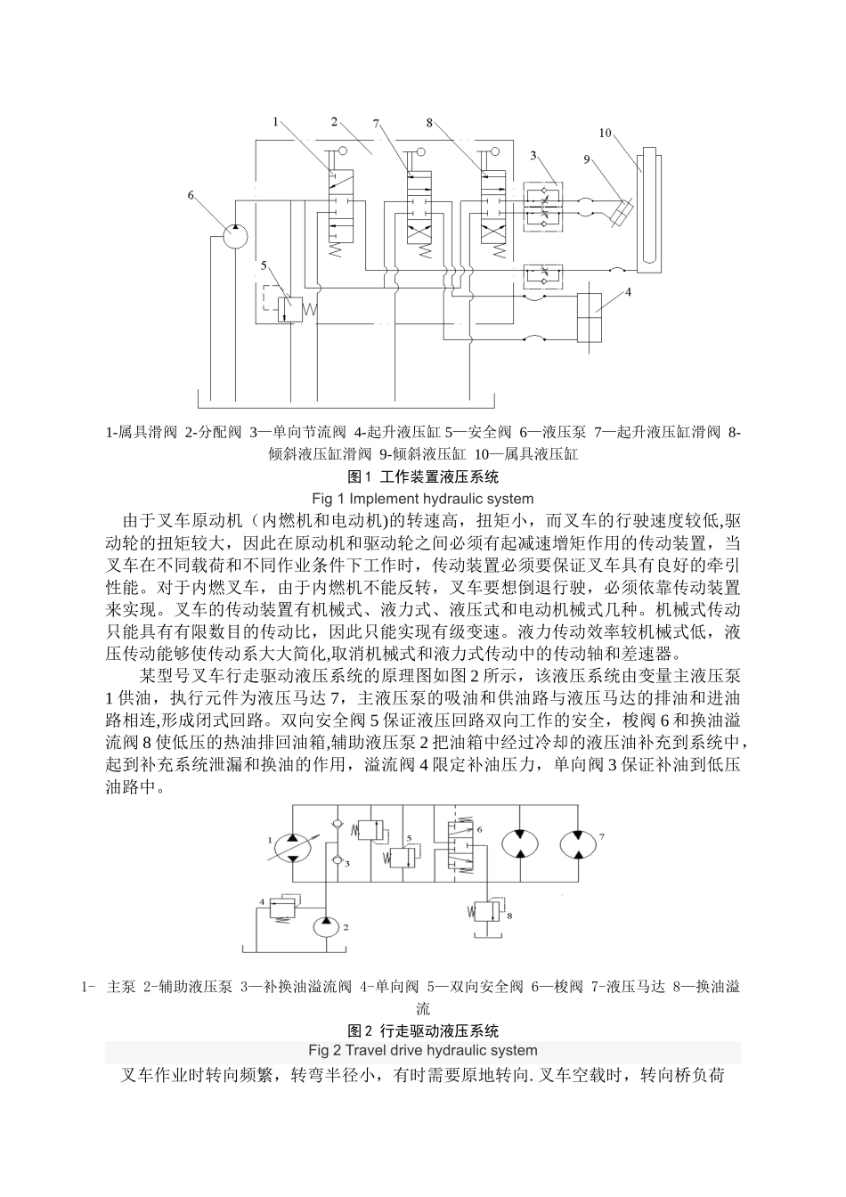3吨叉车液压系统设计_第3页