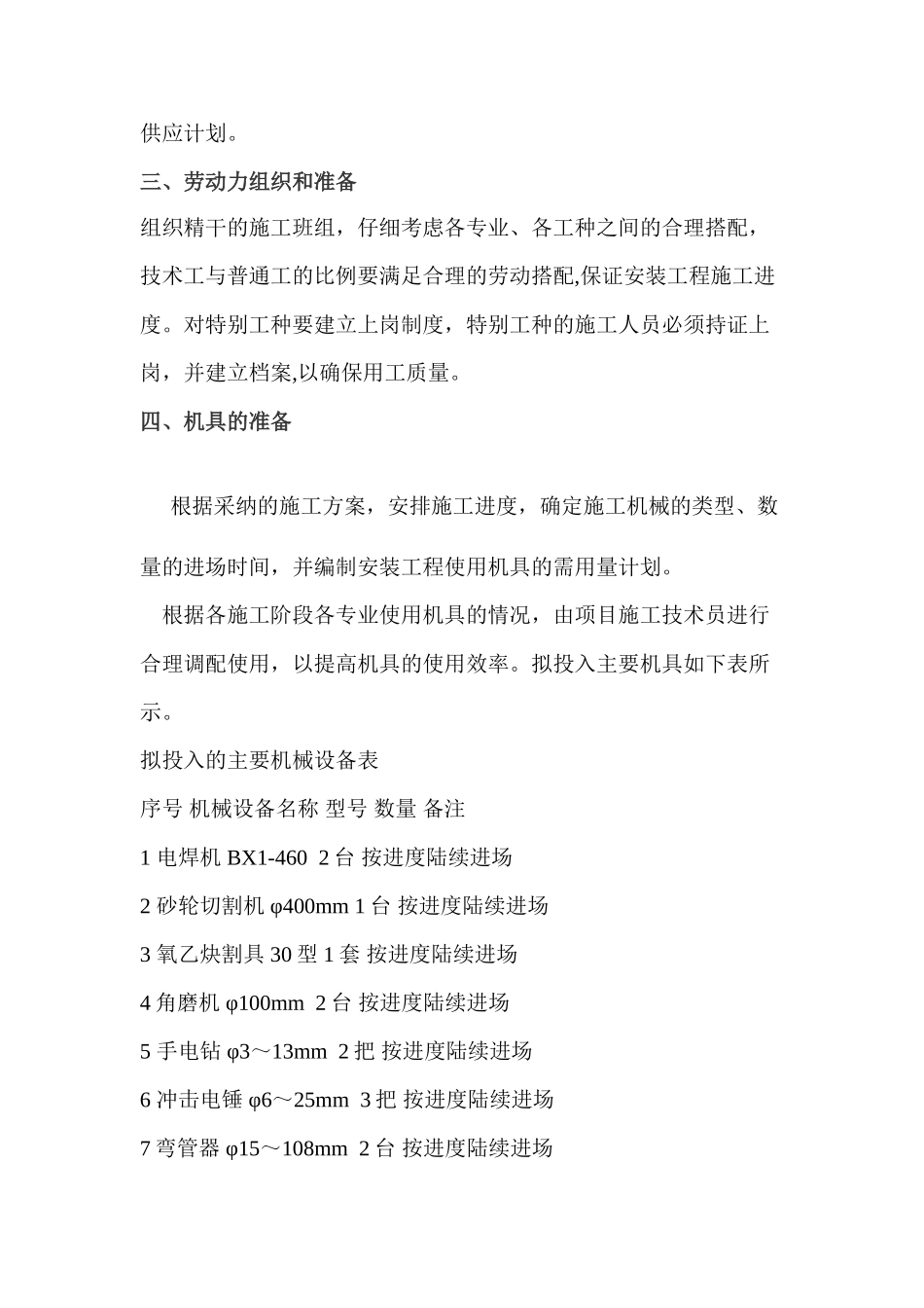 4--建筑给排水安装施工方案_第3页