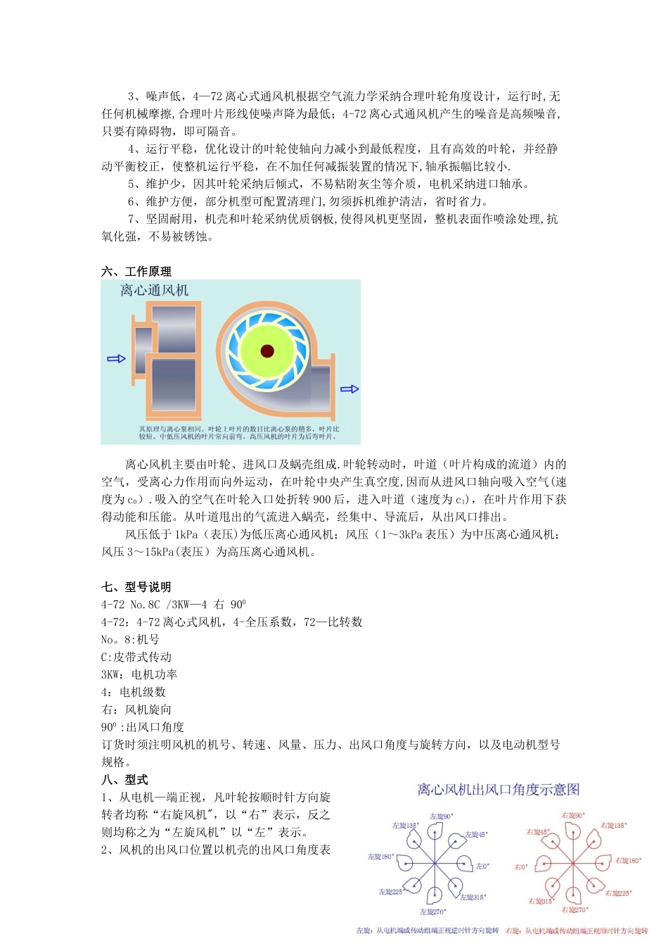 4-72型离心通风机-产品资料_第2页