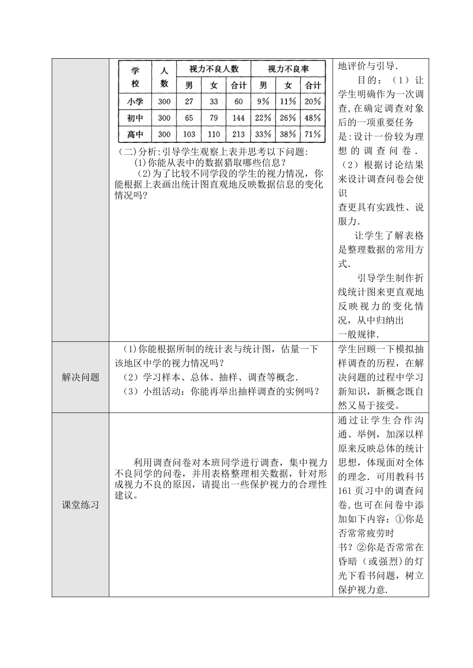 4.2.1-调查中小学生的视力情况-抽样调查举例_第2页