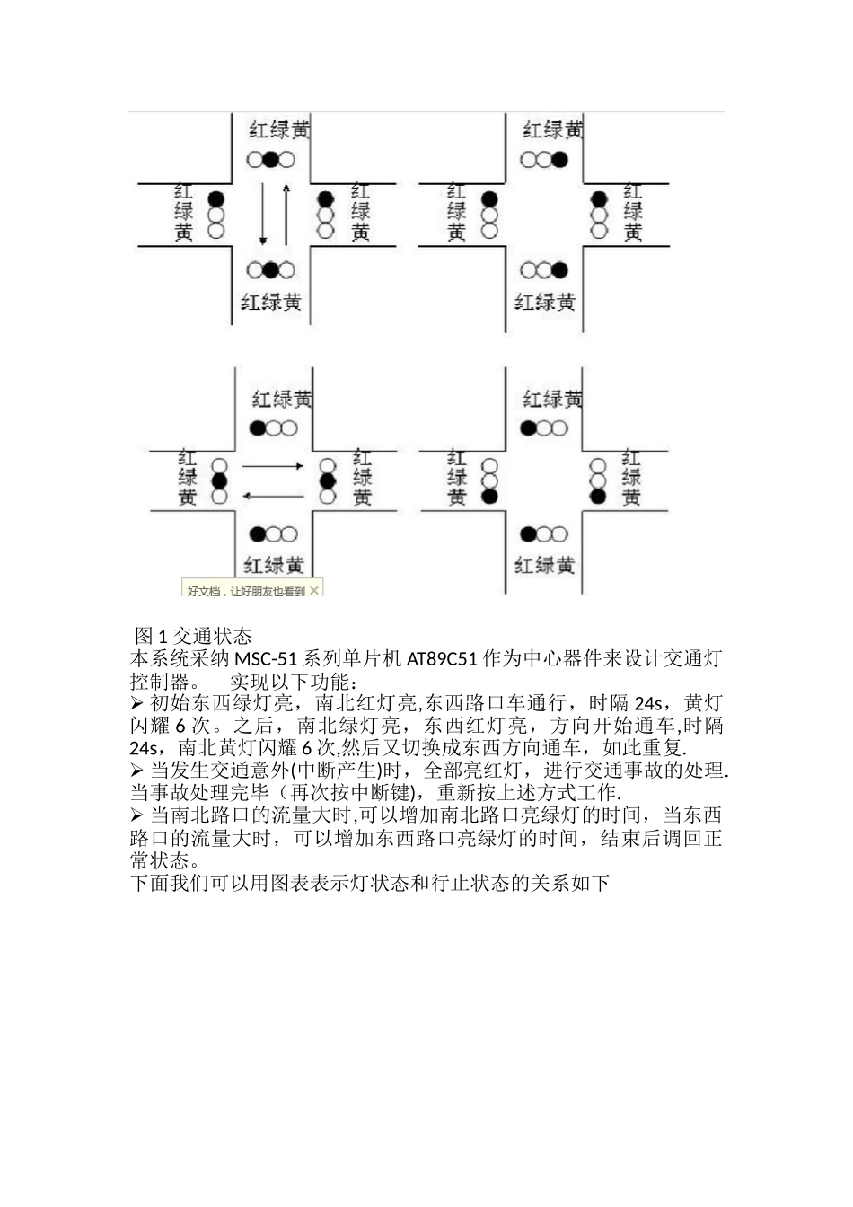 51单片机红绿灯课程设计_第2页
