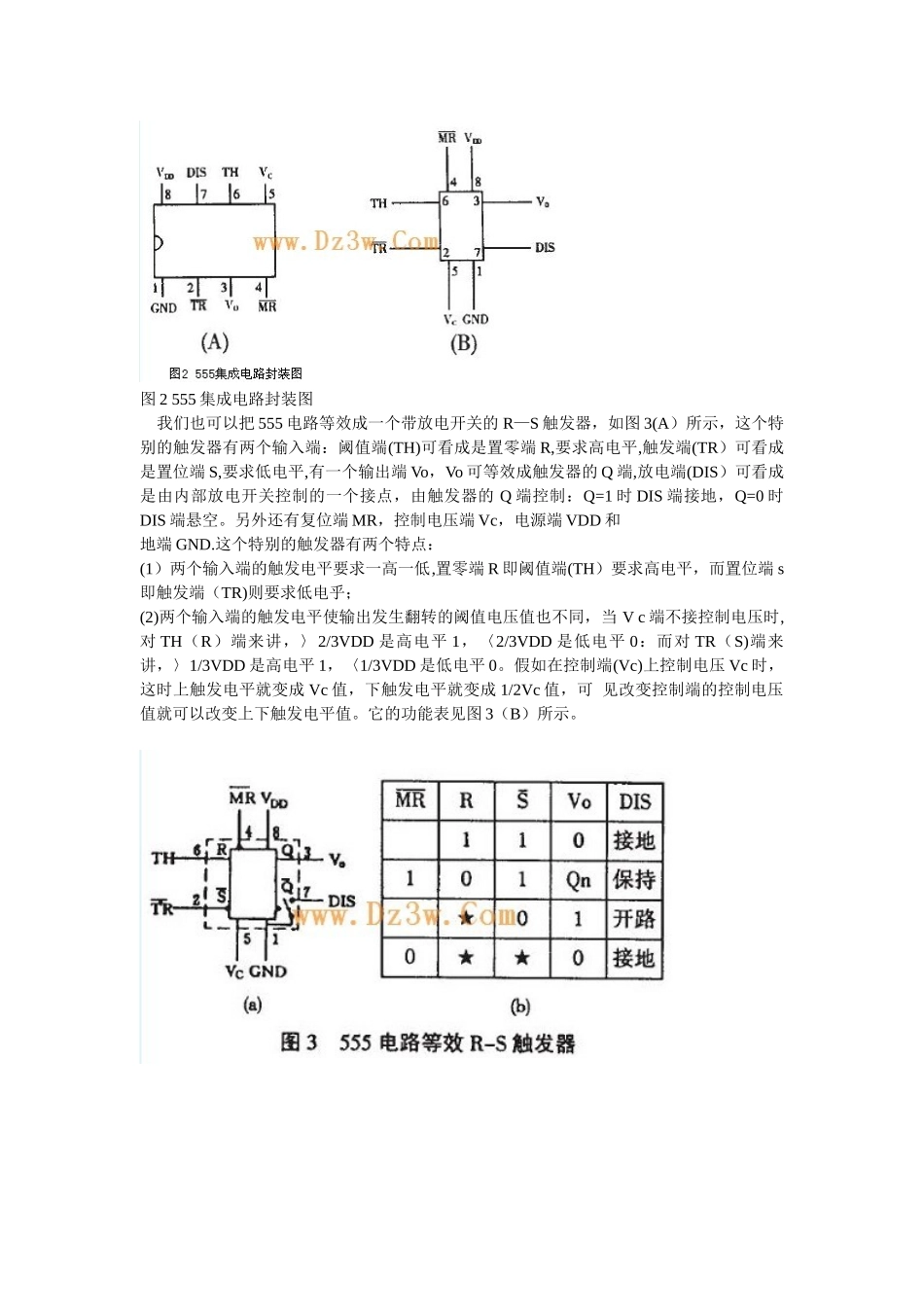 555芯片引脚图及引脚描述_第3页