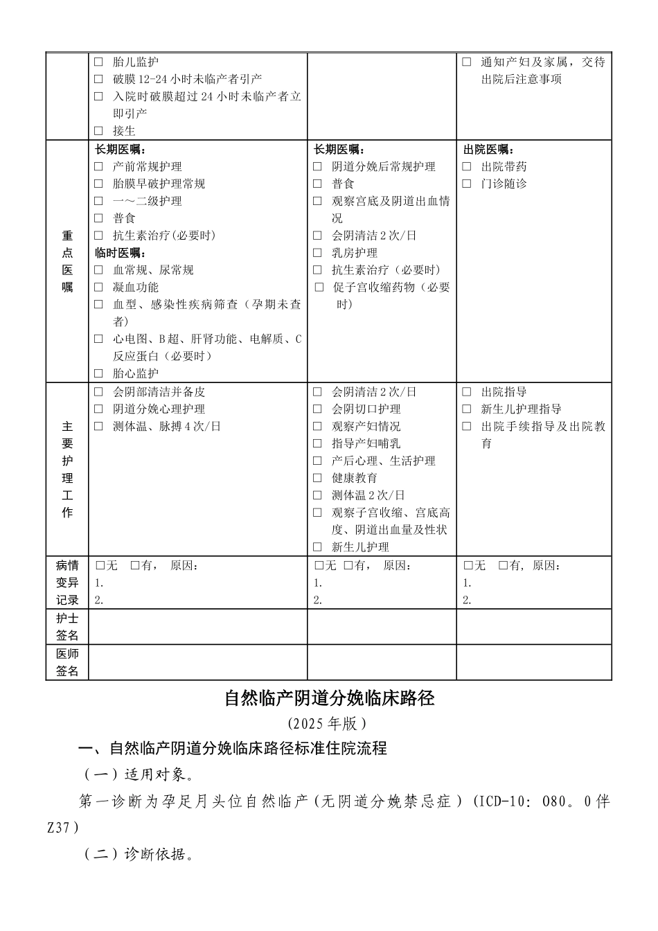 56种临床路径流程及表单_第3页