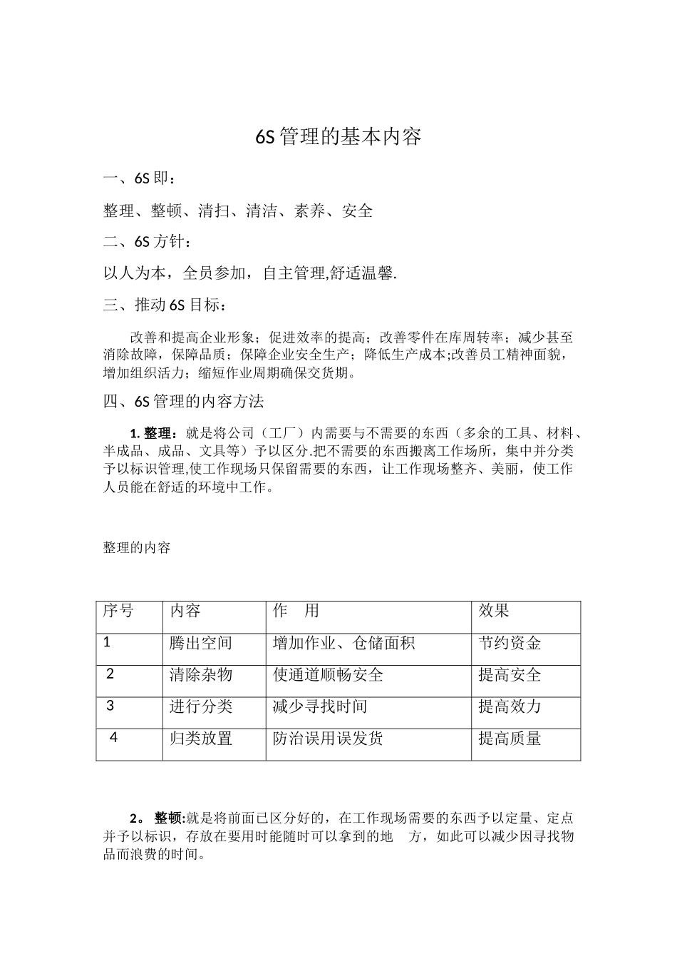 6S管理的基本内容_第1页