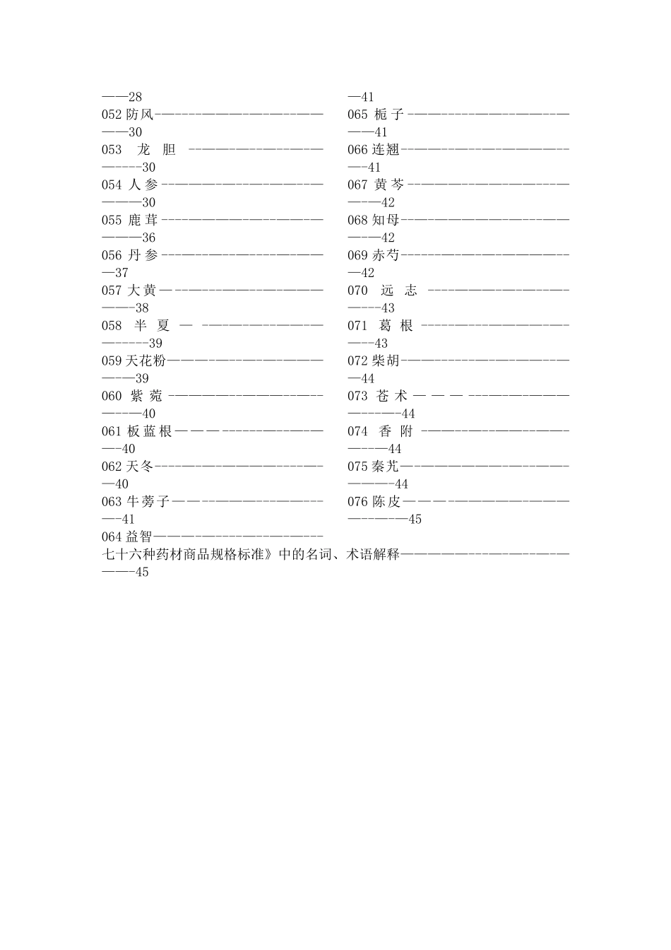 76种药材商品规格标准_第3页