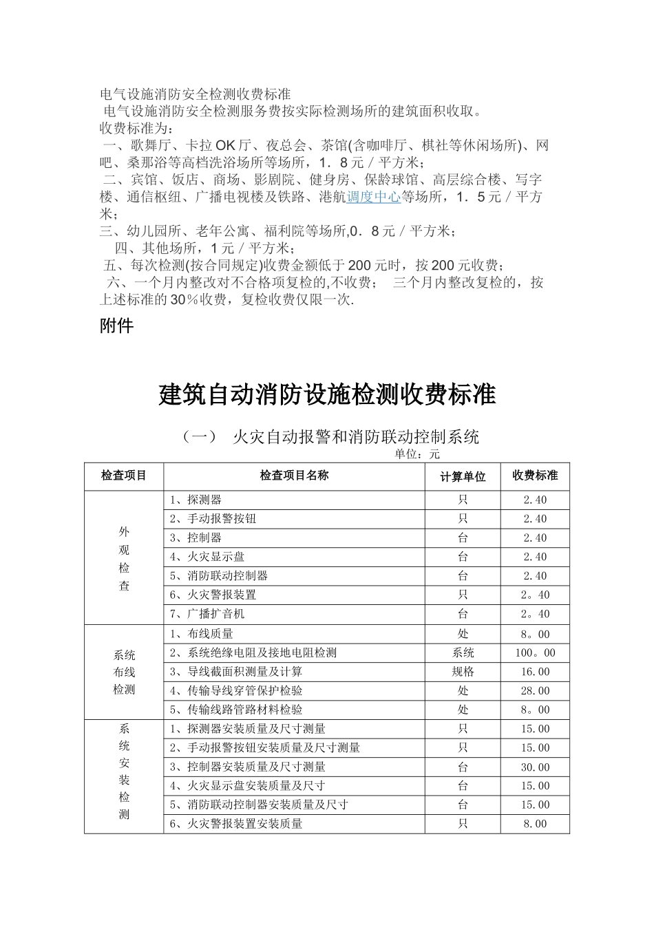8.消防设施检测收费标准_第1页