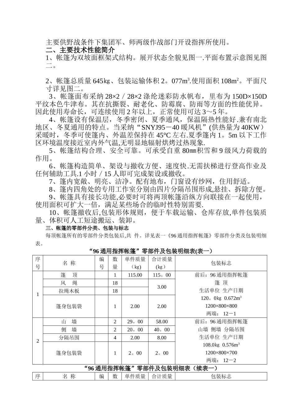 96通用指挥帐篷说明书_第2页