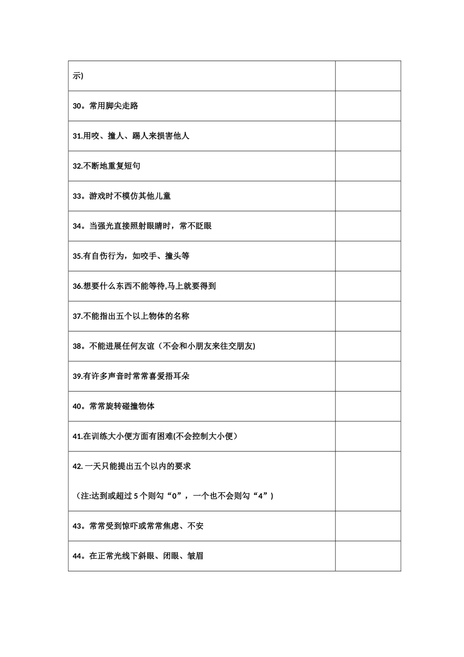 ABC量表为家长评定量表_第3页