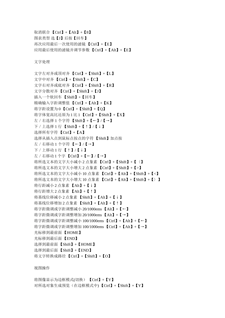 AI-Adobe-Illustrator快捷键一览表-ai-快捷键_第3页