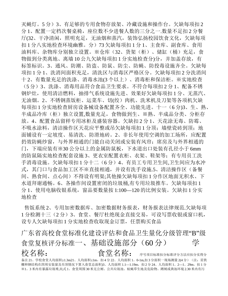 A级饭堂评分标准_第2页