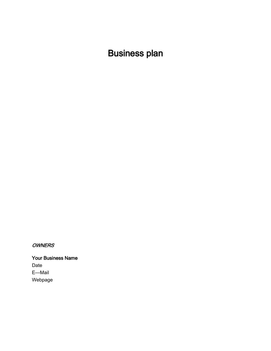 Business-plan-template--全英商业计划书模板_第3页