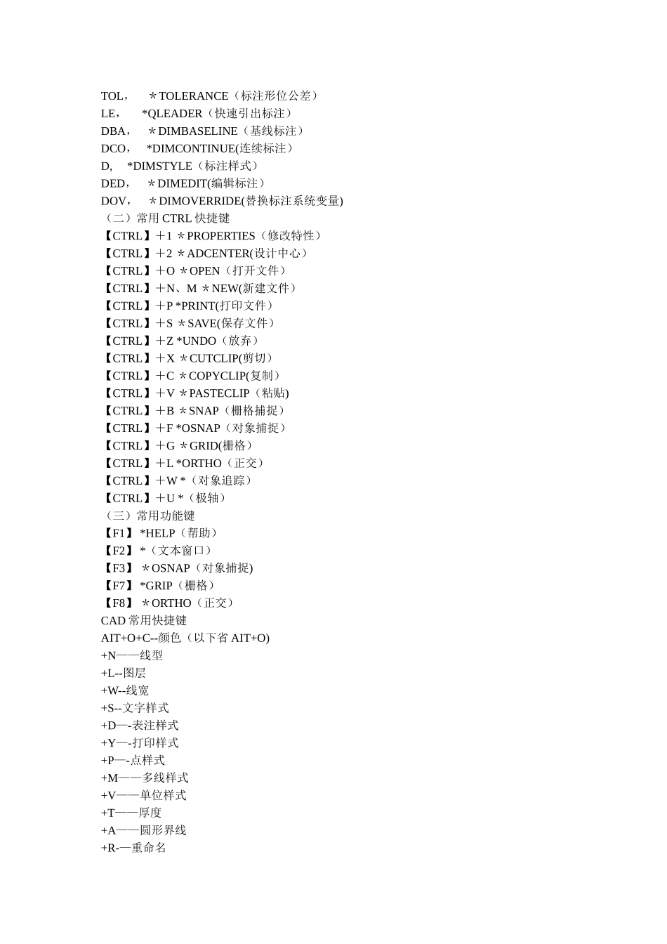 CAD快捷键及图表大全_第3页