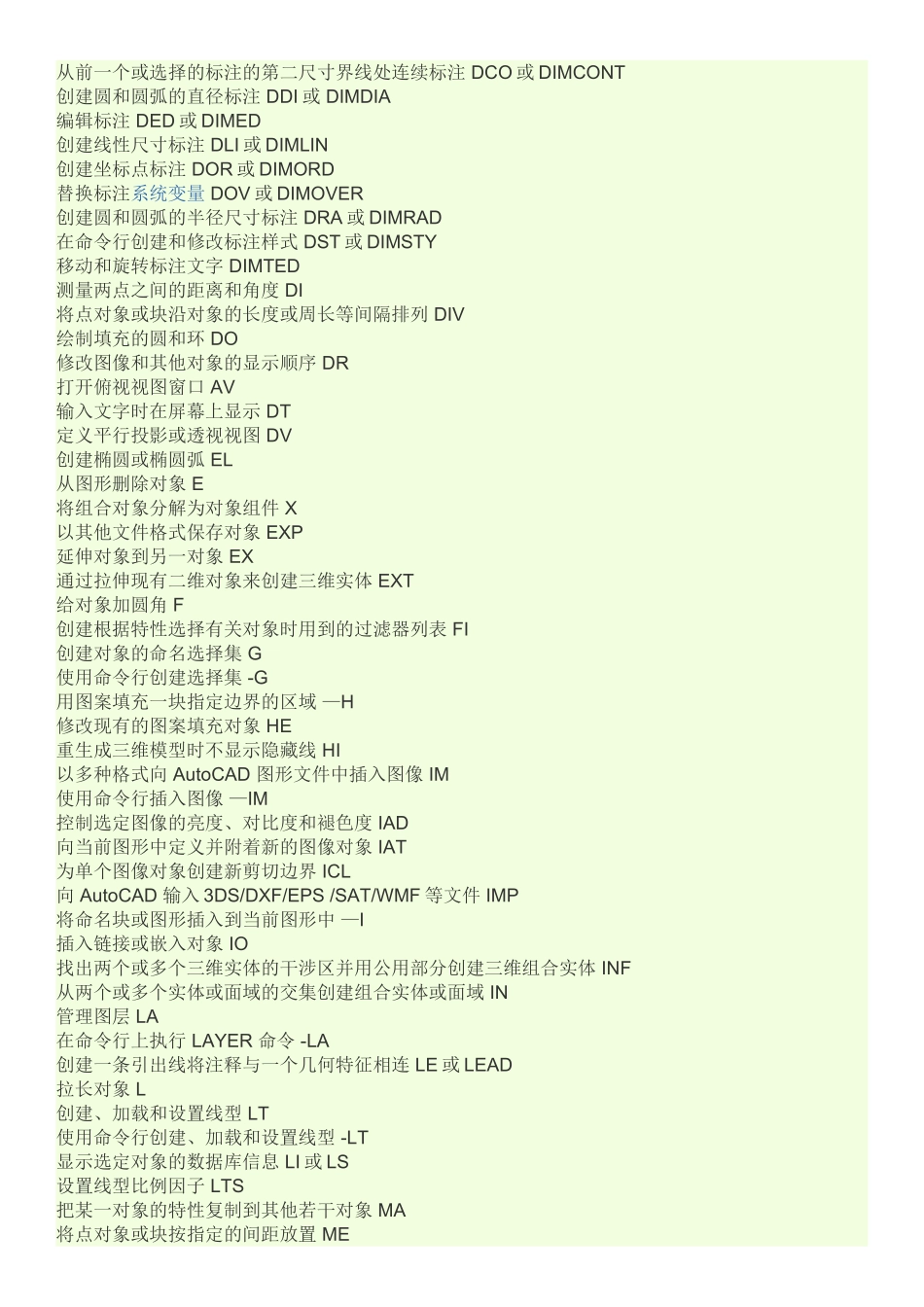 cad快捷键及布局快捷键_第2页