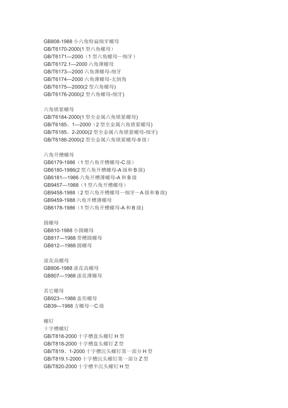 GB中常用标准件标准_第2页